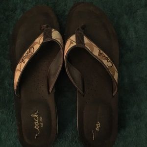 Coach Flip Flops